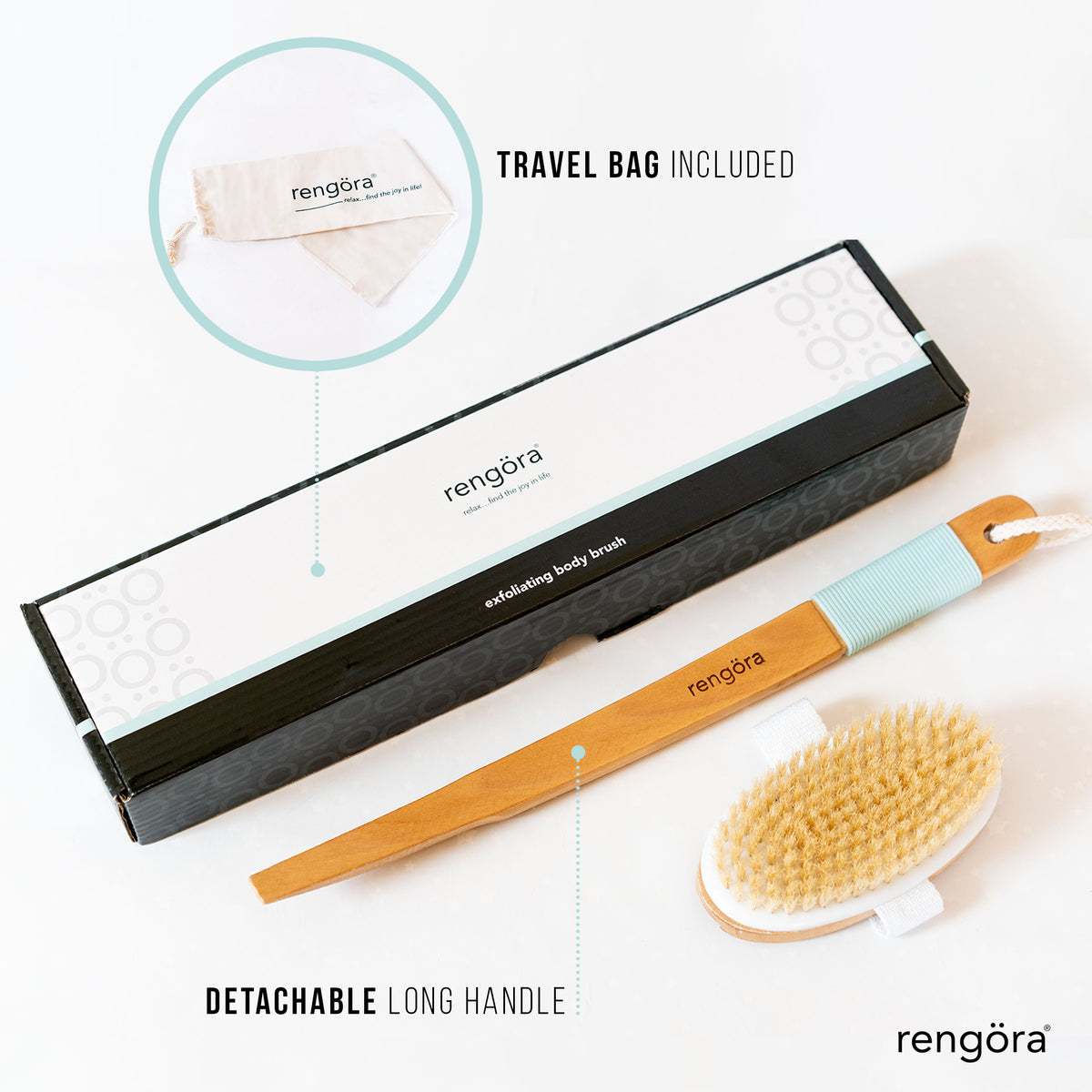 Dry Brushes - Body Brushes for Exfoliating – Rengora