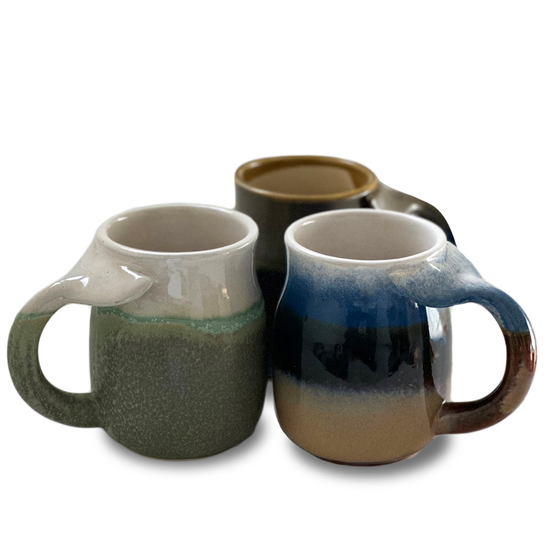 Whale Coffee Mug Trio: Sip in Style with Ocean-Inspired Elegance