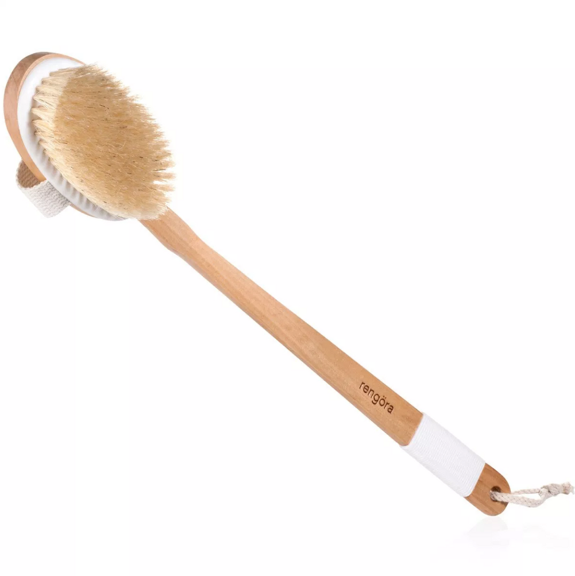 rengora's all natural boar bristle bath brush