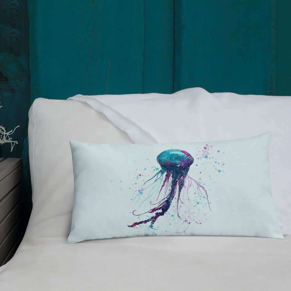 Jellyfish Throw Pillow