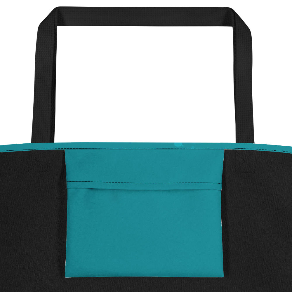 Sea Turtle and Seahorse Beach Bag
