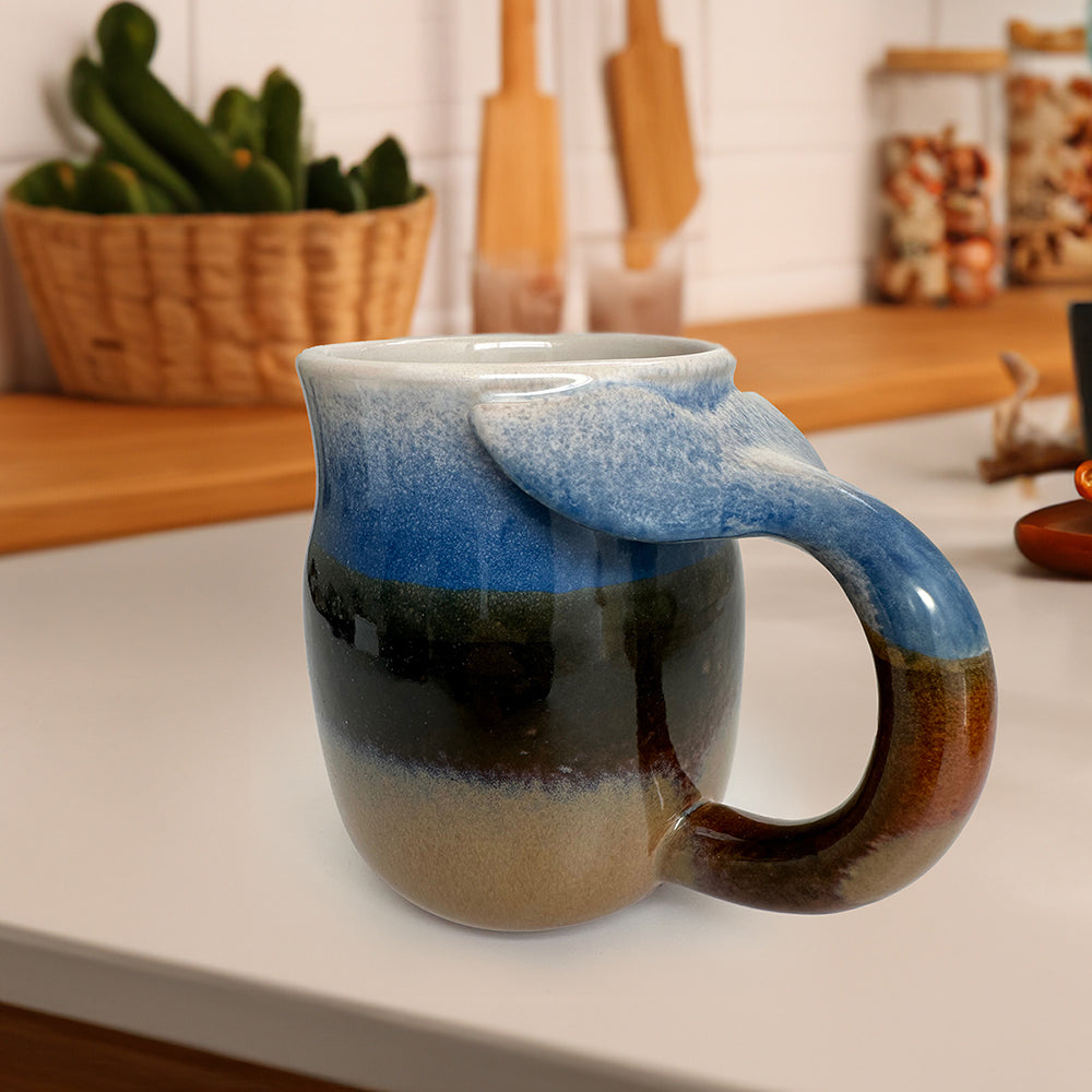 Whale Coffee Mug Trio: Sip in Style with Ocean-Inspired Elegance