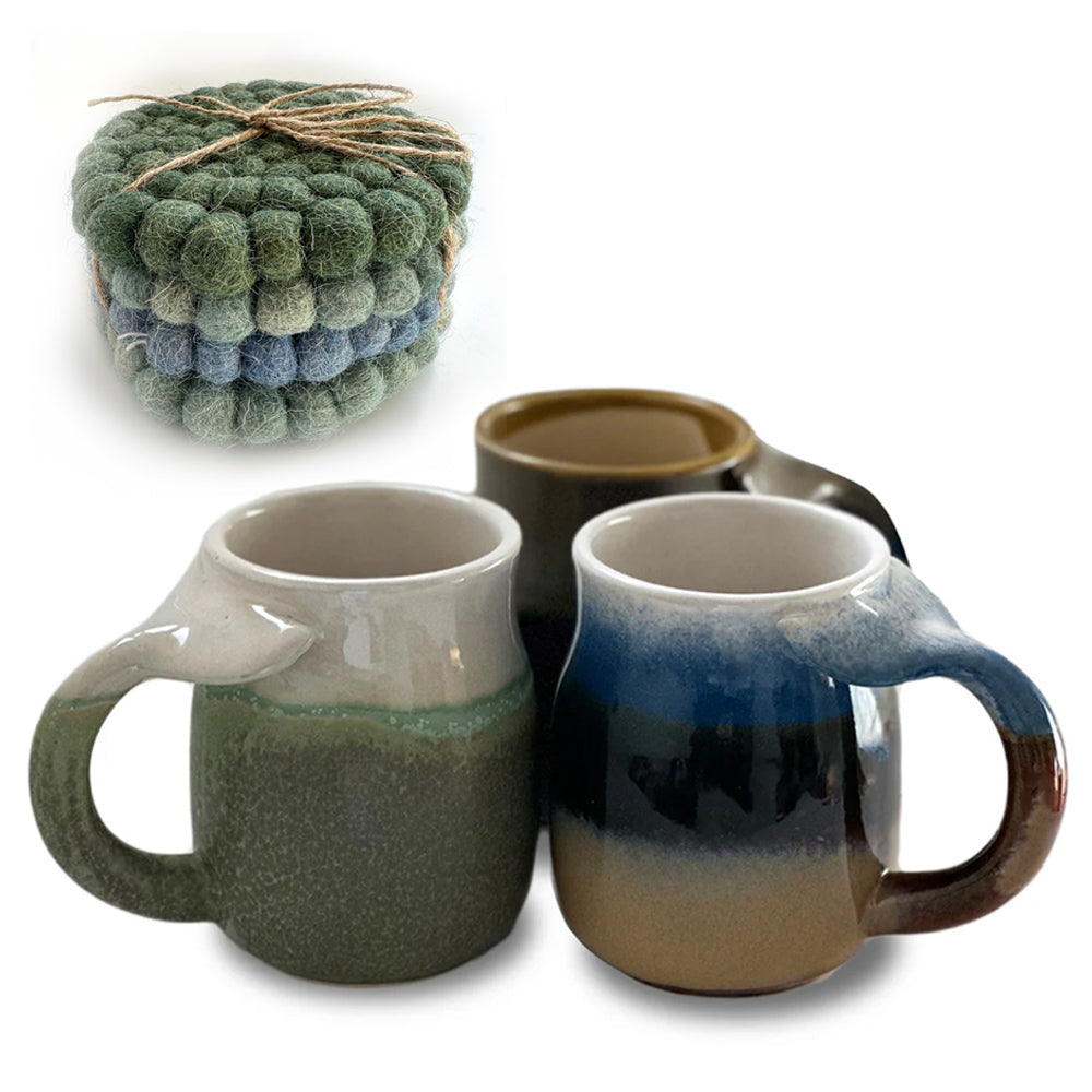 Whale Mug & Coaster Collection