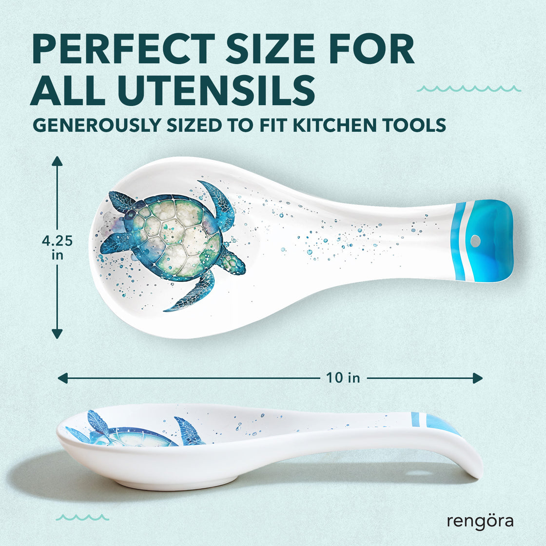 Spoon Holder - Sea Turtle Spoon Rest