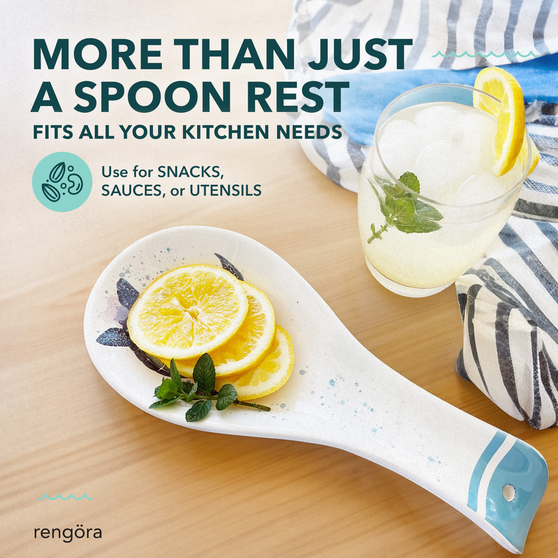 Spoon Holder - Sea Turtle Spoon Rest