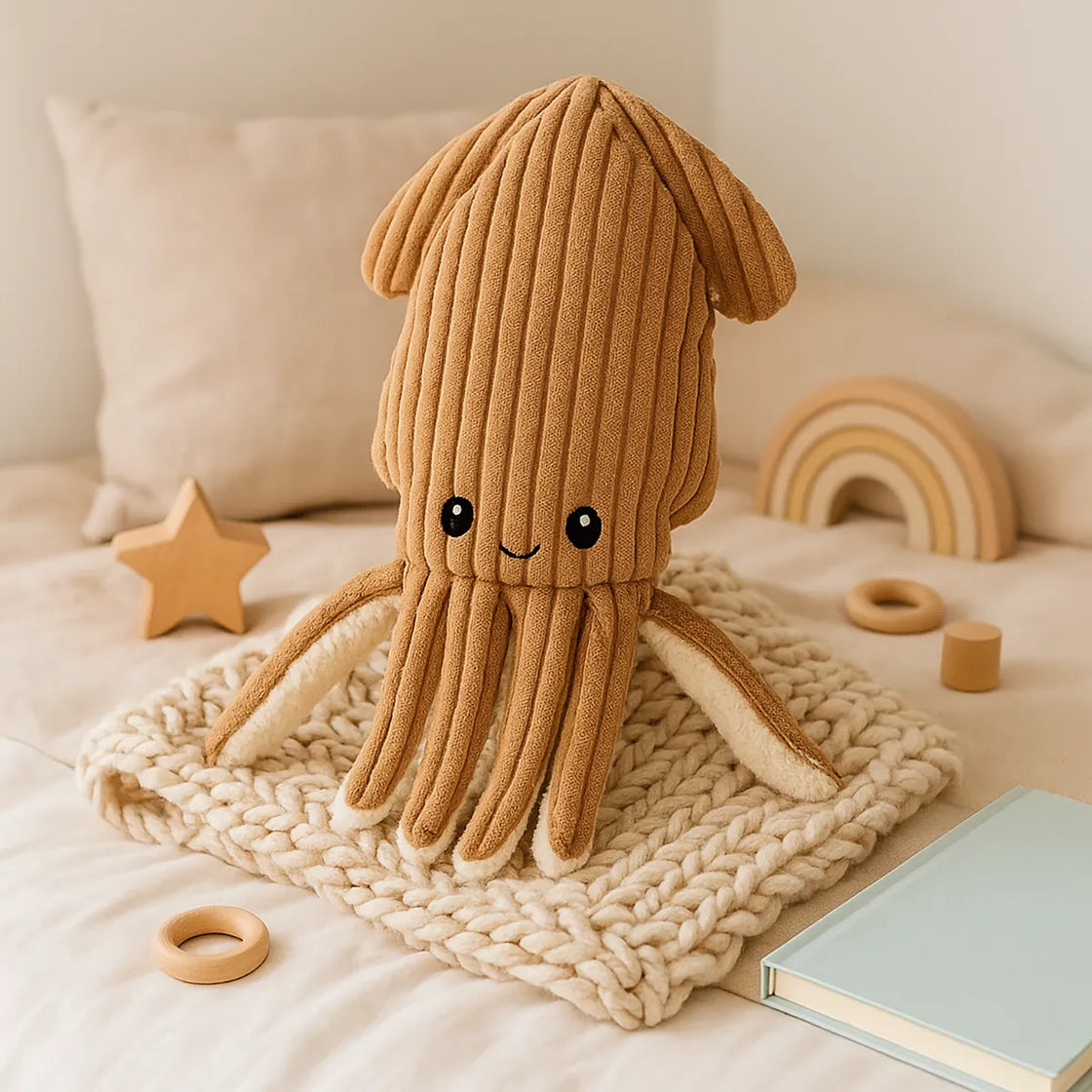 Plush Squid Toy